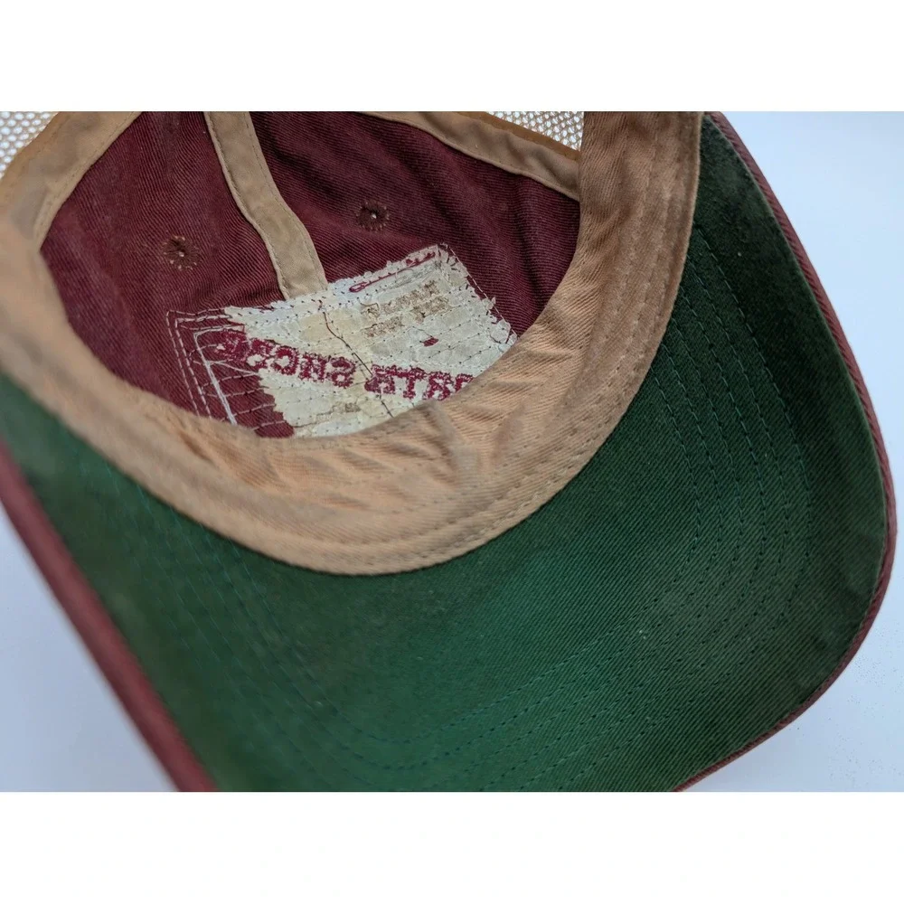 Legacy North Shore Hawaii Est 1959 Maroon Tan Trucker Hat Snapback Mesh Cap